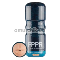 Симулятор орального сексу FPPR Vacuum Cup Masturbator Mouth, бежевий - Фото №1