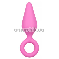 Анальная пробка Easy Toys Pointy Plug L, розовая - Фото №1