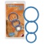Набор из 3 эрекционных колец Fantastic Loops, голубой - Фото №6