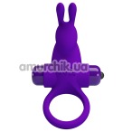 Виброкольцо Pretty Love Vibrant Penis Ring I, фиолетовое - Фото №1