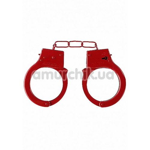 Наручники Ouch! Beginner's Handcuffs, красные - Фото №1