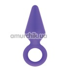 Анальная пробка Candy Rimmer маленькая, фиолетовая - Фото №1