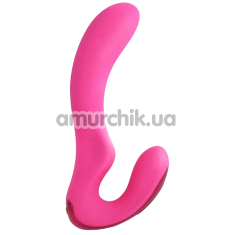 Вибратор клиторальный и точки G Climax Elite Ariel 6x Silicone Vibe, розовый - Фото №1