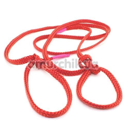 Веревка Japanese Silk Love Rope 5 м, красная
