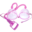 Вакуумная помпа для увеличения груди Breast Pump 014091-1, розовая - Фото №1