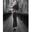 Костюм монашки JSY Nun Costume 6035 чорно-білий: сукня + головний убір + накидка - Фото №6