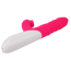 Вибратор-кролик с толчками Intimate Melody Clit Kisser Thruster, розовый - Фото №2