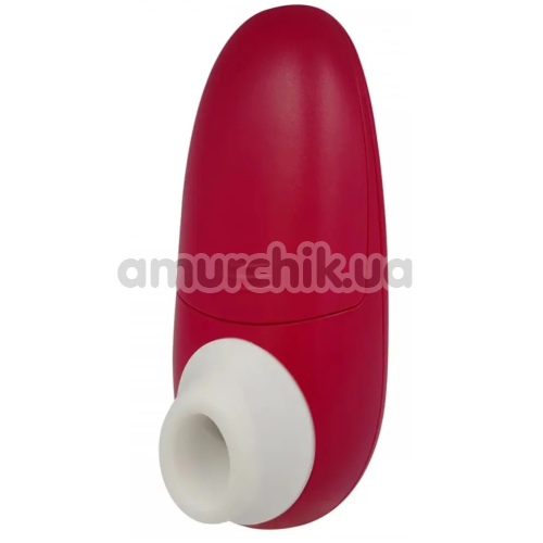 Симулятор орального сексу для жінок Womanizer Mini Clitoral Stimulator, червоний - Фото №1