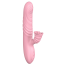 Вибратор с толчками, ротацией и подогревом Angelia 00141, розовый - Фото №2