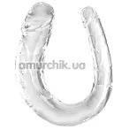 Двухконечный фаллоимитатор King Cock Clear 13 Cock Double Trouble Medium, прозрачный - Фото №1