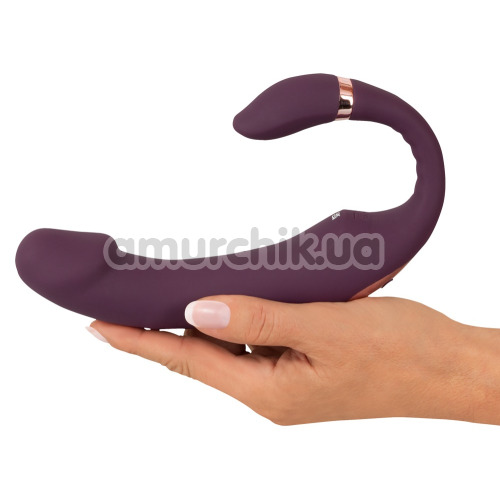 Вибратор клиторальный и для точки G Javida Nodding Tip Vibrator, фиолетовый