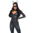 Костюм кошечки Leg Avenue Wicked Kitty, черный: комбинезон + пояс + маска + повязка на голову - Фото №2