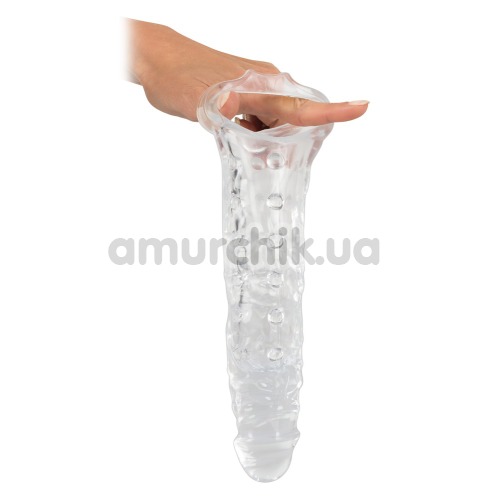 Насадка на пенис Crystal Skin Penis Sleeve 27.8, прозрачная