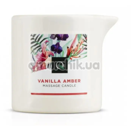 Массажная свеча Exotiq Massage Vanilla Amber - ваниль и янтарь, 60 мл