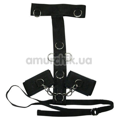 Бондажный набор Bad Kitty Bondage Harness, черный - Фото №1
