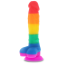 Фалоімітатор ToyJoy Pride Rainbow Lover 7 Inch, мультикольоровий - Фото №1