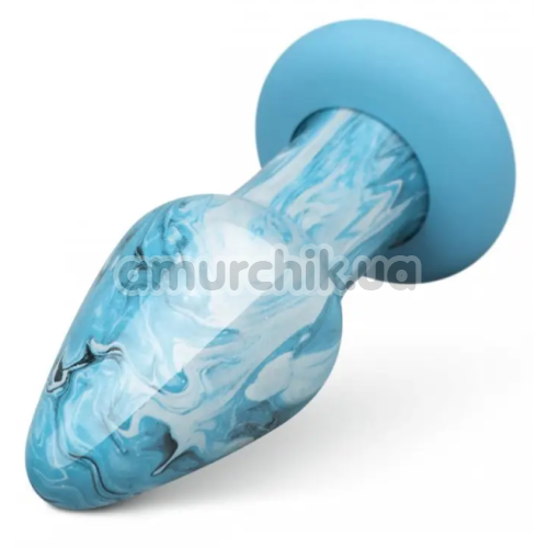 Анальна пробка Gildo Ocean Curl, блакитна