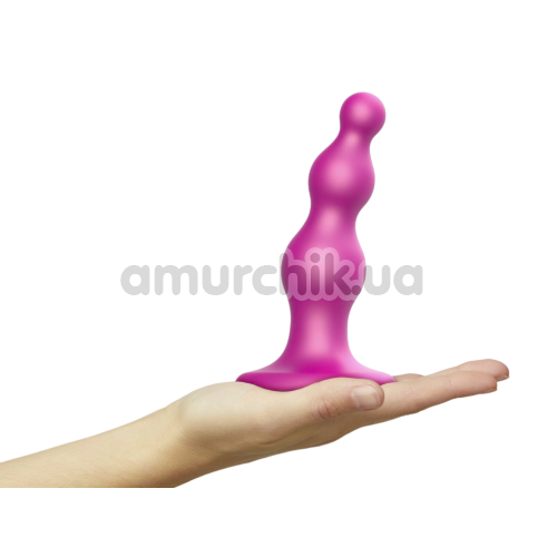 Фалоімітатор Strap-On-Me Dildo Plug Beads S, рожевий