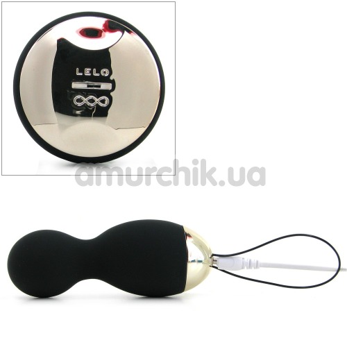 Вагінальні кульки з вібрацією Lelo Hula Beads Black (Лело Хула Бідс), чорні