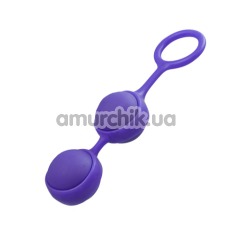 Вагінальні кульки Velvet Dark Purple Balls, фіолетові - Фото №1