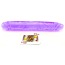 Двуконечный фаллоимитатор Crystal Jellies, 30 см фиолетовый - Фото №3