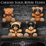 Брелок Master Series Hooded Teddy Bear Keychain - медвежонок, бежевый - Фото №14