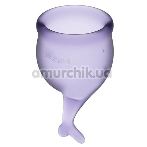 Набор из 2 менструальных чаш Satisfyer Feel Secure, фиолетовый