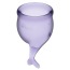 Набір з 2 менструальних чаш Satisfyer Feel Secure, фіолетовий - Фото №4