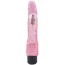 Вибратор Hi-Rubber 8.8 Inch Dildo с контурной головкой, розовый - Фото №1