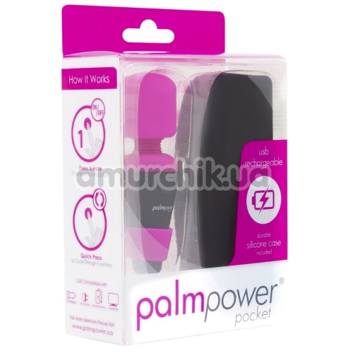 Клиторальный вибратор Palm Power Pocket, розовый