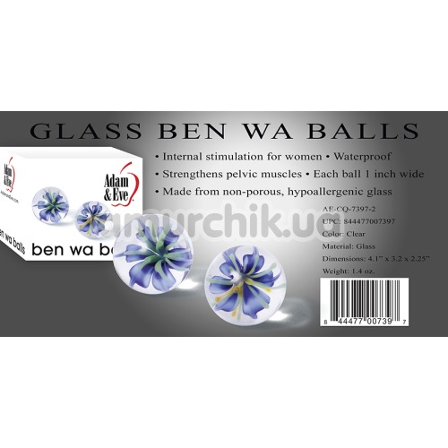 Вагинальные шарики Ben Wa Blue Blossom