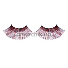 Вії Black-Red Glitter Eyelashes (модель 552) - Фото №1