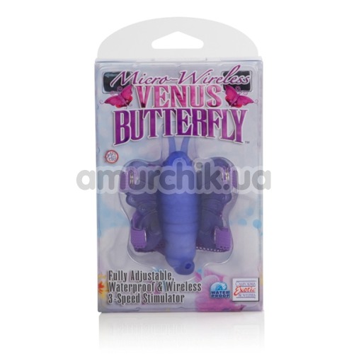Кліторальний стимулятор Micro - Wireless Venus Butterfly, фіолетовий