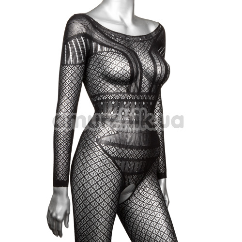 Комбінезон Scandal Full Length Lace Body Suit, чорний - Фото №1