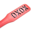 Шлепалка овальная DS Fetish Paddle XOXO, красная - Фото №2
