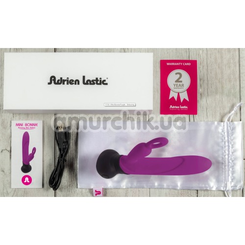 Вибратор Adrien Lastic Mini Bonnie Rotatin Mini Vibrator, фиолетовый