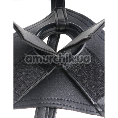 Страпон King Cock Strap-on Harness, 21.6 см телесный