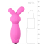 Клиторальный вибратор Mini Bunny Vibe, розовый - Фото №3