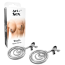 Зажимы для сосков Art of Sex Triada Nipple Clamps, серебряные - Фото №3