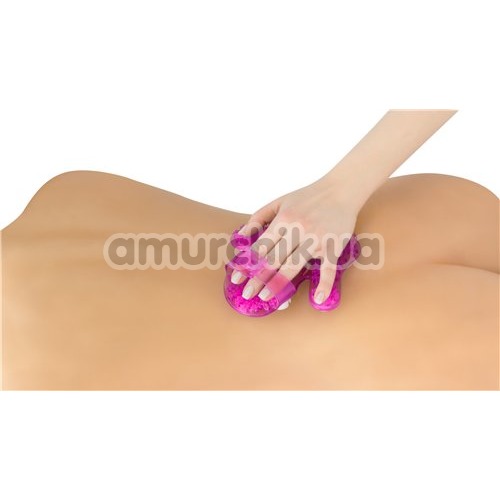Универсальный массажер Simple & True Roller Balls Massager, розовый