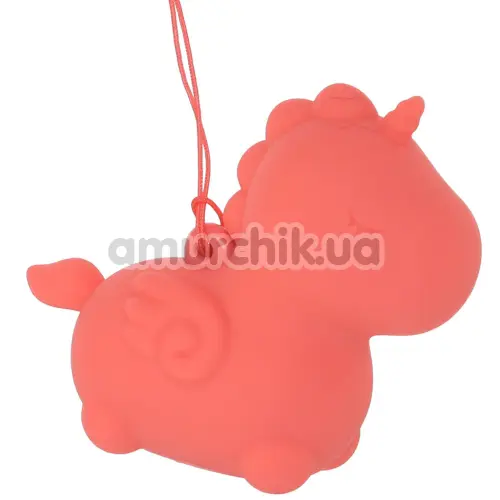 Вібратор-брелок Unihorn Mini Peachy Pony, помаранчевий