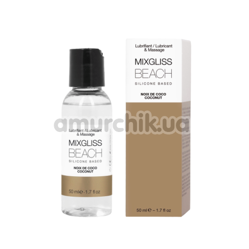 Лубрикант MixGliss Beach Coconut - кокос, 50 мл
