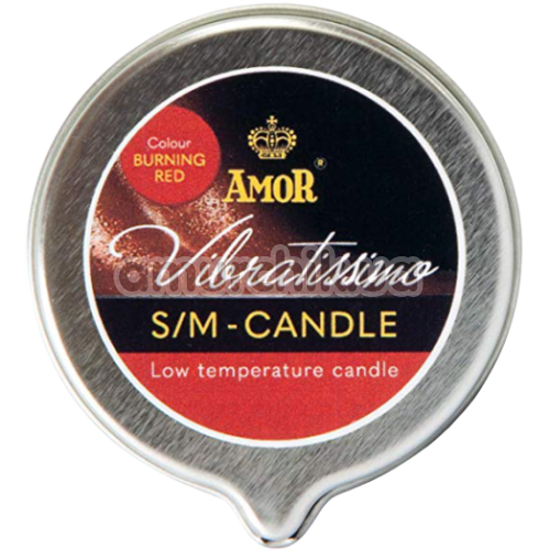 Свічка Amor Vibratissimo S / M Candle Burning Red, 50 мл