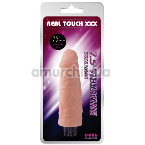 Вібратор Real Touch XXX No.06 7.5, тілесний