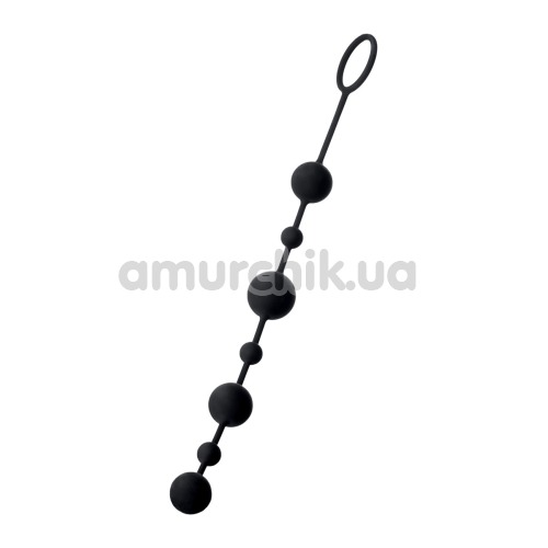 Анальні кульки A-Toys Anal Beads 761306, чорні