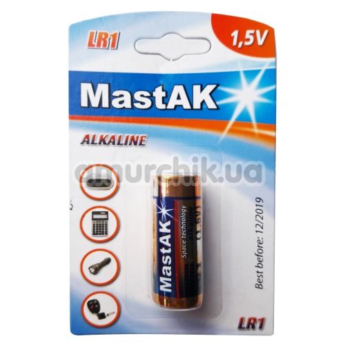 Батарейка MastAK Alkaline LR1, 1 шт