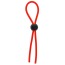 Ерекційне кільце Dream Toys Lit-Up Rings Stretchy Lasso Red, червоне - Фото №1