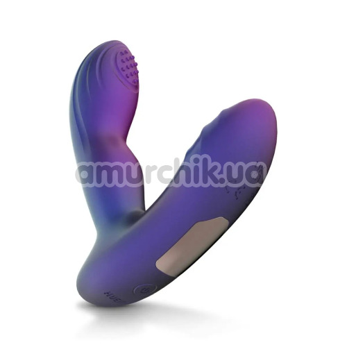 Вибростимулятор простаты Hueman Galaxy Tapping Buttplug, фиолетовый