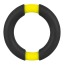 Эрекционное кольцо Rock All Night Penis Ring, желтое - Фото №1