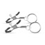 Зажимы для сосков с колечками Easy Toys Metal Nipple Clamps With Ring, серебряные - Фото №1